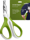 Pet Nail Clippers for Indoor Cats & Small Animals - Precision Angled Blades & Steady Grip - Ideal for Kittens Tiny Dogs Rabbits Birds - Nail Trimmer & Claw Scissors for Home Grooming - eBook Guide