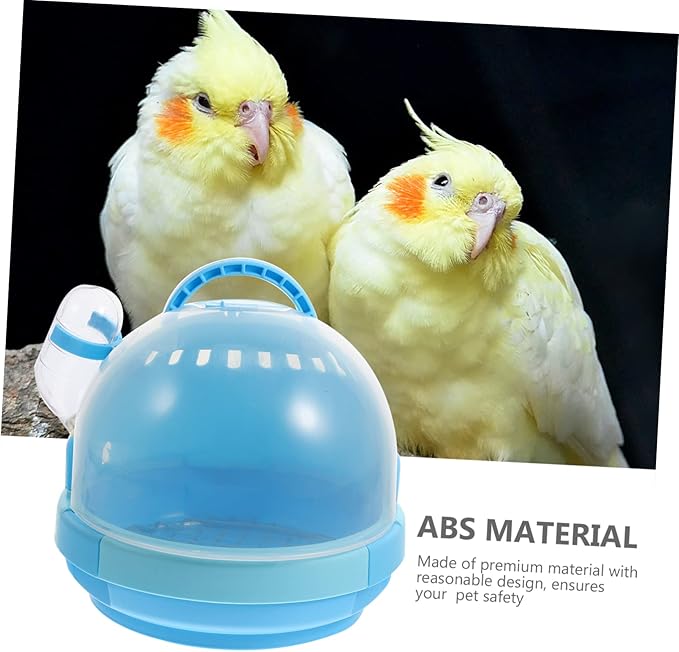 1Set Portable Pet Bird Carrier Handheld Travel Cage for Birds and Parrots Detachable Base for Easy Cleaning Breathable Design with Comfortable Handle for Go