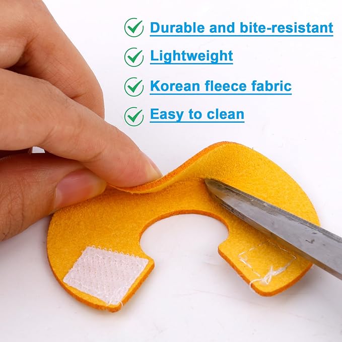 4pcs Bird Cone Collars, Anti-Grab Anti-Bite Bird Elizabethan Collars Parrot Cones for Lovebird Agapornis Budgerigar Cockatiel Cockatoo, Neck Safe Wound Safety
