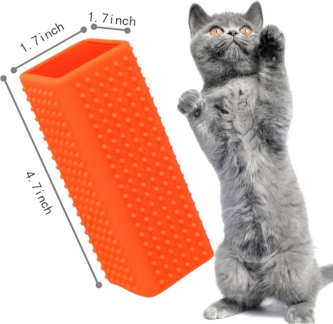 2pcs Pet Dog Cat Hair Remover, Pet Hair Removal Tool, Hollow Cleaner Brush for car，Interior, Furniture, Sofa (green and green)