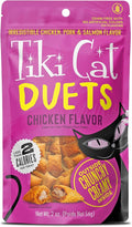 Tiki Cat Duets Cat Treats, Chicken Flavor, 2 oz. Pouch (8 Count)