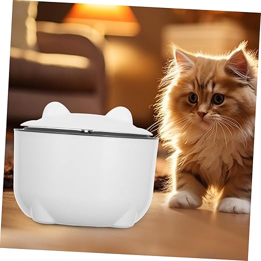 1Set Enclosed Cat Litter Container with Lid Large Capacity Odor Sealing Plastic Waste Bin Multi Use Garbage Bin for Cats Includes Trash Bags Modern Design for Home Decor