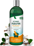 Vet's Best Natural Flea & Tick Dog Shampoo – Plant-Based Formula with Cotton Spice Scent – Natural Dog Shampoo with Essential Oils for Flea and Tick Support – Made in USA – 12 oz Bottle