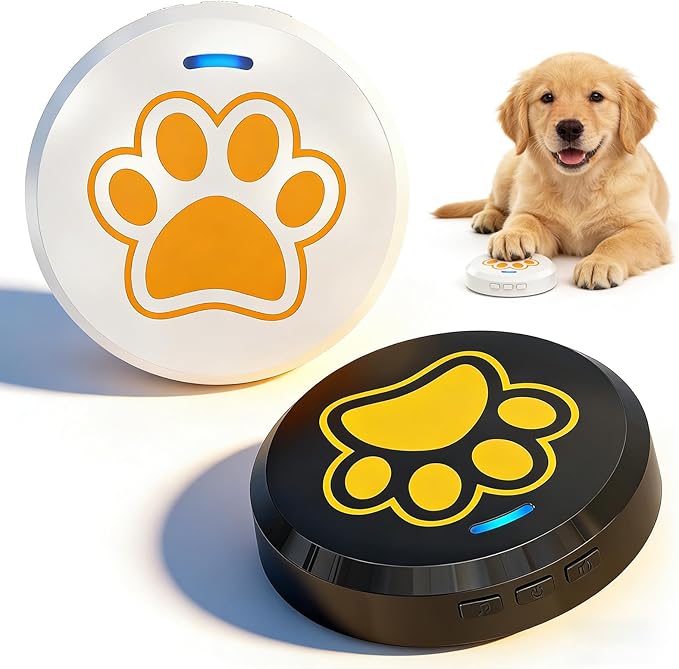 ChunHee Dog Bells to Go Outside – Bell for Dogs to Ring to Go Potty | Dog Door Bell with 5 Adjustable Volume(0-115dB) & 36 Ringtones (Includes Voice Commands)