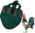 Hen Holster Bird Diaper, Wrap Around - for Hens, Roosters, Ducks, Leak-Proof Design, Comfortable Fleece Strap Bird Harness with Sewn-in Liner, Secure Hook and Loop Closure - XL, Green