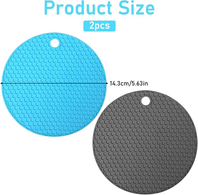 2 Pcs Bird Slow Feeder Mats, Interactive Foraging Mat, Extend Eating Time, Birds Toy for Parakeet, Cockatiel, African Grey, Conure (Blue & Grey)