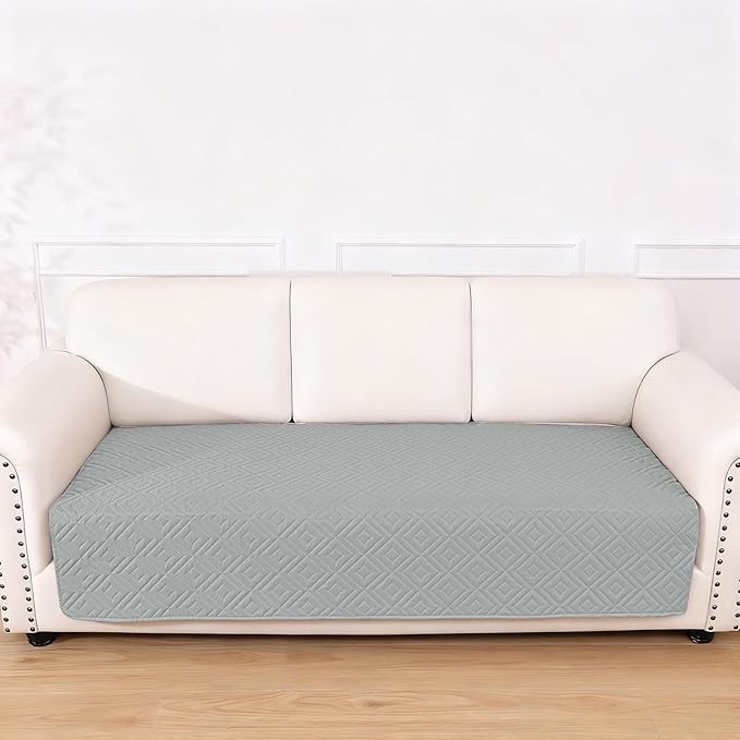 hyha Waterproof Dog Blanket, Soft Pet Bed Blankets, Waterproof Sofa Couch Cover for Dogs Washable, Reversible Pet Couch Covers for Sofa Furniture (40x70 Inch, Grey/Light Grey)