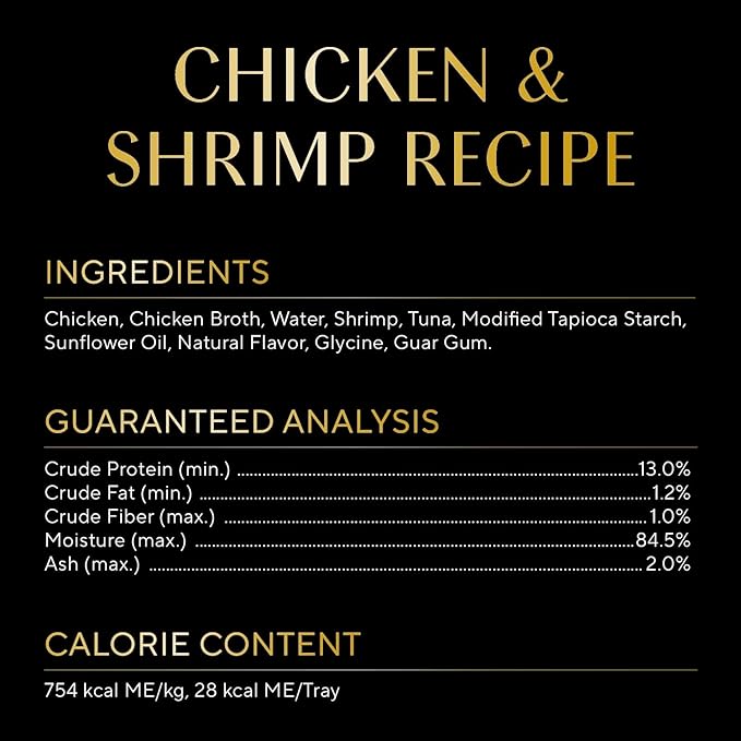 Sheba Selections Filets in Broth, Adult Cat Food Wet Recipe, Meal Complement, Wet Cat Food Variety Pack, Chicken & Shrimp Recipe, 1.3 oz. Cups, 12 Count
