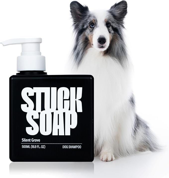 Vegan Dog Shampoo - Inspired by K-Beauty Luxury Spa Care, Long-Lasting Scent, High-Concentrate Rich Lather, Deep Cleaning & Odor Control, Gentle for Sensitive Skin, 500ml (Silent Grove)
