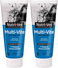 Nutri-Vet Multi-Vite Paw Gel for Cats,Daily Vitamin,Kitten Supplies,Immune Support,Cat Vitamin,Potent Antioxidants,Multi-Vitamin Paw Gel,Senior Feline Supplements,3 oz,(Pack of 2)