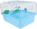 VANZACK Portable Birdcage Bird Carrying Carrier Parrot Cage Pet Travel Cockatiel Parrot Travel Carrier Pet Travel Travel Carrier Blue Iron