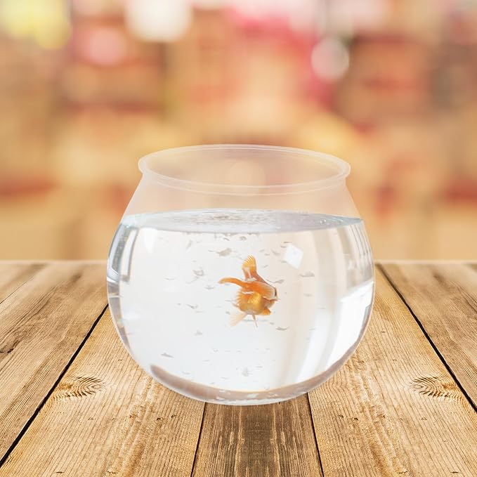 BESPORTBLE 4 Pcs Plastic Fish Bowls Ivy Bowl Clear Goldfish Bowl Globe Vase Terrarium Planter Holder for Games Centerpieces Party
