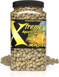 Xtreme Monster 9.0mm Pellets – Slow Sinking & Ideal for Large Cichlids, Monster Fish & Voracious Eaters – Boost Immune & Digestive Health, Max Marine Protein Fish Food – USA Farm Grown (18oz)