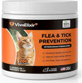 Flea and Tick Prevention for Cats – Cat Flea & Tick Control Supplement with Skin & Coat Support, Natural Formula for Fleas, Immune & Digestive Support – 200 Chews