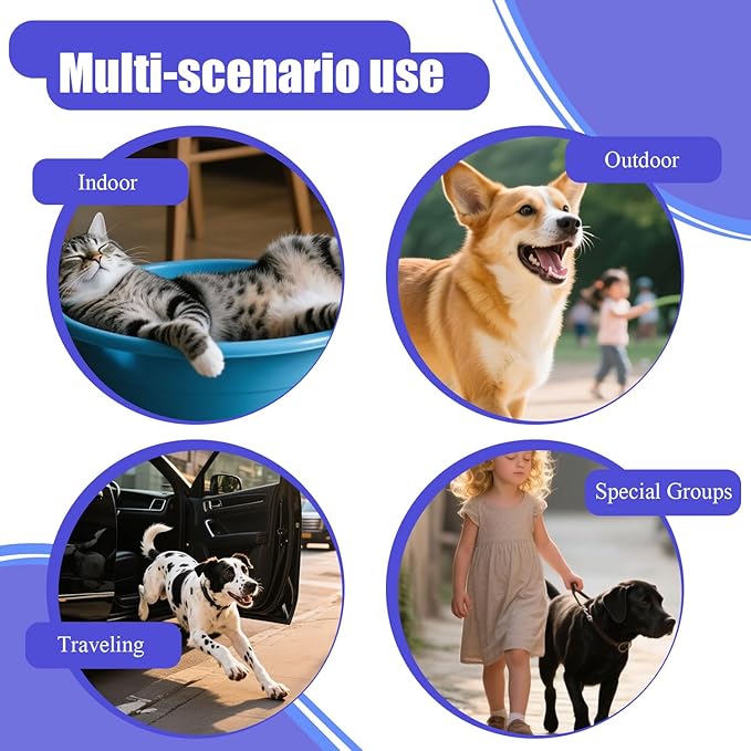 Smart GPS Tracker for Dogs|mini Easy to use Cat GPS Tracker|Real-time Positioning Smart Alarm pet Tracker|Waterproof and Drop-Proof|Extra Long Battery Life of one Year|No Subscription (Android & iOS)