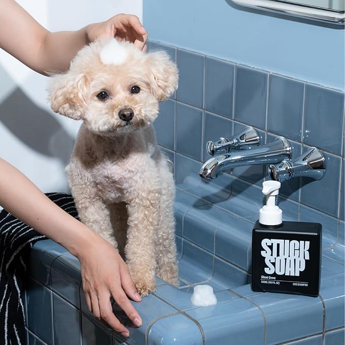 Vegan Dog Shampoo - Inspired by K-Beauty Luxury Spa Care, Long-Lasting Scent, High-Concentrate Rich Lather, Deep Cleaning & Odor Control, 500ml (Blush Garden)