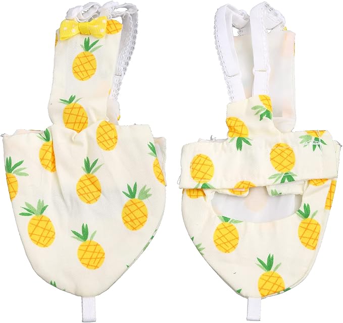 Bird Parrot Diaper Flight Suit Nappy Clothes for Green Cheek Conure Parakeet Cockatiel for Small Birds 4 S