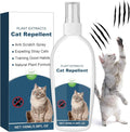 Cat Deterrent Spray, Botanical Cat Repellent Spray for Furniture, Gentle for Indoor & Outdoor Use, Helps Stop Urine Marking & Scratches, Effective Training Aid, 100ml