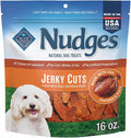 Blue Buffalo Nudges Jerky Cuts Dog Treats, Made in the USA with Natural Ingredients, Chicken & Duck, 16-oz Bag