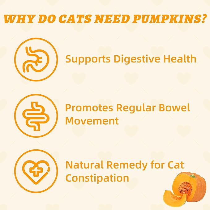 Wellix 13.05oz Healthy Cat Treats Pumpkin Flavor - Chicken Formula Stomach Sensitive Kitten Snacks for Digestive Support - Cat Constipation Relief Low Calorie Food Topper for Cats