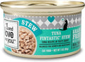 I and love and you Wet Cat Food - Tuna Fintastic Stew - Tuna Recipe, Grain Free, Filler Free, 3oz Pack of 24 Cans