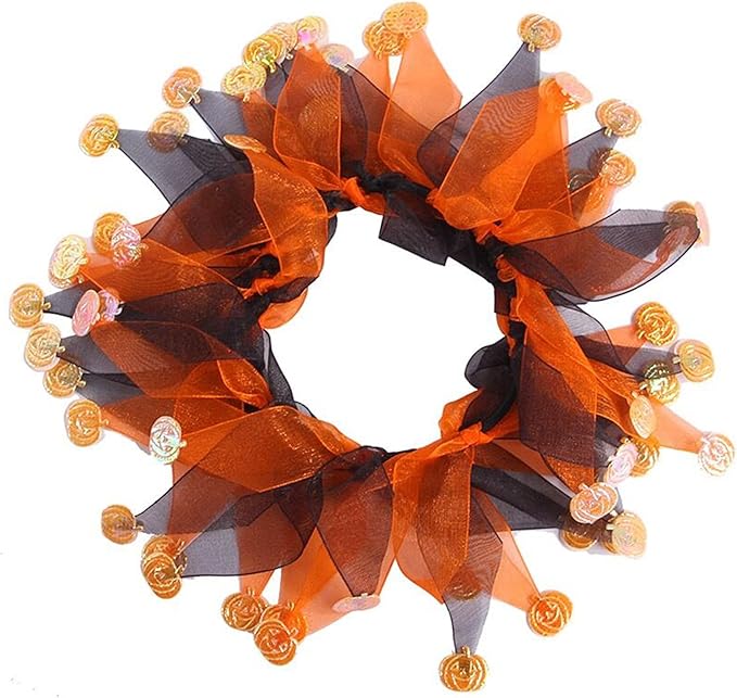 Dog Halloween Costume - Pet Collar Tutu for Small Medium Dogs - Orange St Halloween Day Pet Costume