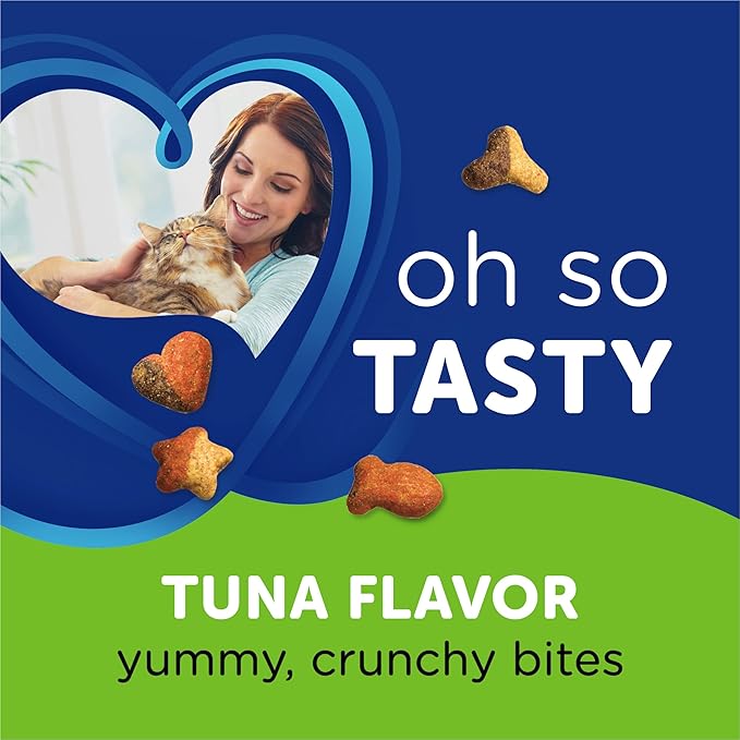 Whisker Lickin's Purina Cat Treats,Crunchy and Yummy Tuna Flavor - 10 oz. Pouches,(Pack of 8)