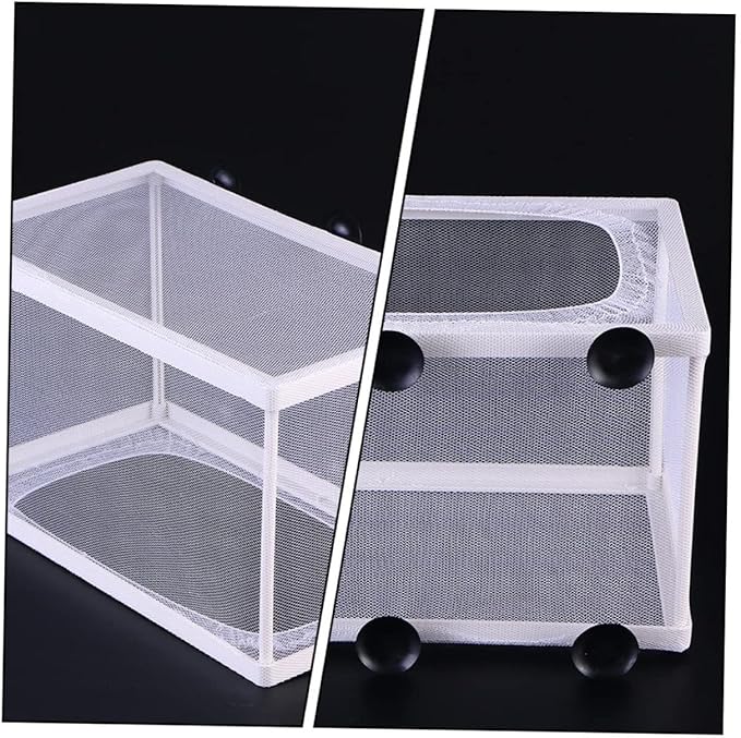 3pcs Fish Breeding Incubator with Suction Cups Tropical Fish Breeding Tanks for Fry and Eco-Friendly Design Observation Increases Survival Rate