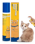 PETHROOM] Unscented Cat Moisture Mist – Natural Leave-In Conditioner Spray for Cats – 95% Plant Extracts– Hydrating, Detangling, Static & Dander Control, 100% EWG Green
