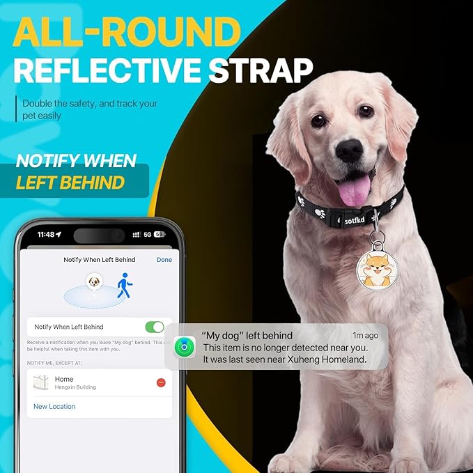 Cat Tracke Collar-Cat GPS Tracker-GPS Tracker for Cats| Android and iOS Universal | No Monthly Fee | Waterproof | Works with Any Collar