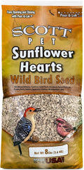 Scott Pet Wild Bird Seed, Sunflower Hearts, 8 lbs Bag, For All Feeder Types, Great Source of Protein, Food for Outside Wild Birds