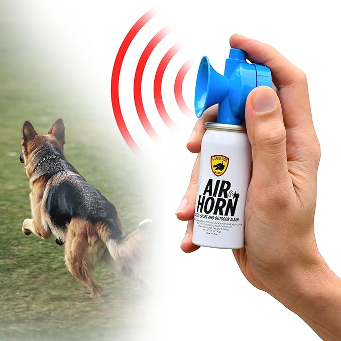 Dog Bark Deterrent Device, Air Horn for Dogs, Loud Blow Horn for Dog Training & Behavior Redirection, Barking Stopper, Jumping, Fighting, and Chasing, Humane Anti Barking Device for Dogs