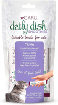CARU - Daily Dish Tuna Flavored Cat Smoothies - 0.5oz Tubes - 4 Pack