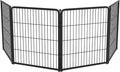 FXW Homeplus Unleashed Indoor Dog Playpen - Stress-Free and Safe Play, Heavy Duty 32 Inch 4 Panels Dog Pen for Small and Medium Dogs, Black│Patented