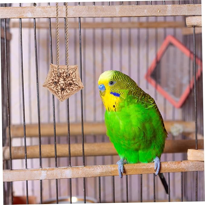 12pcs Natural Bird Chewing for Parrots Budgies Macaws Healthy Foraging Shredding Blocks to Reduce Boredom and Destructive Behavior Natural Material Pet Companion