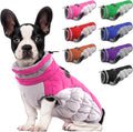 Lelepet Dog Coat Warm Dog Winter Coat Waterproof Dogs Jacket with Harness Built in Reflective Pet Fleece Vest Zip-Up Cold Weather Coats for Small Dogs Turtleneck & Windproof Coats Yorkie Rose Red S