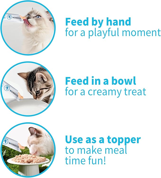 100tubes Cat Treat Snack Wet Lickable Stick Lickable Treats Dogs & Cats Omg3 Squeezable Creamy Purée Cat Snack Chicken Lickables Treat with Multivitamin pet Treats Healthy Grain-Free (100 Tubes)