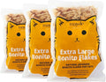 Mayde Bonito Flakes for Cats & Dogs, All-Natural High-Protein Treats, Extra Large 4oz Bag, 3-Pack