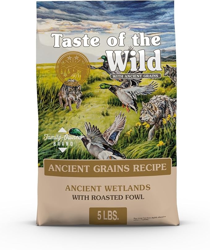 Taste of the Wild Ancient Wetlands Canine Recipe with Roasted Fowl and Ancient Grains 5lb