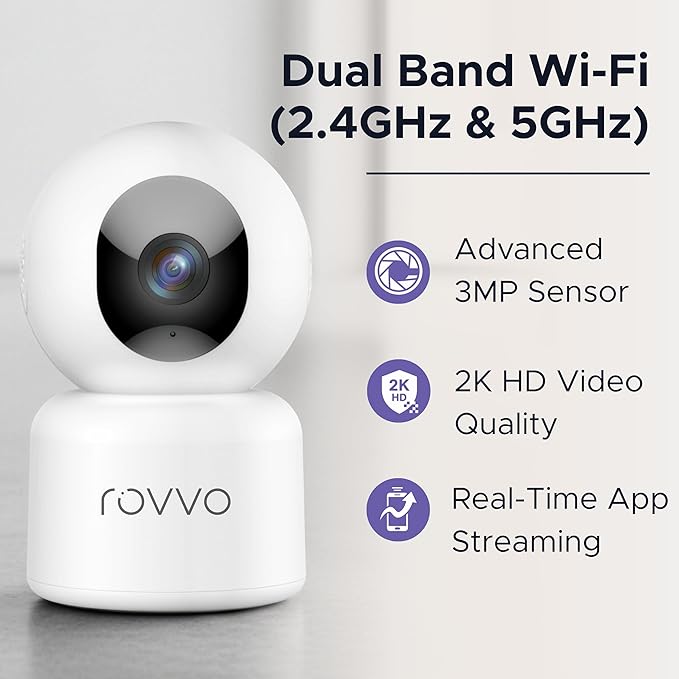 Pet Vision 360 – Smart Indoor Pet Camera with Pan & Tilt View, 1080p HD, Auto Motion Tracking, Two-Way Audio, Night Vision & App Control.
