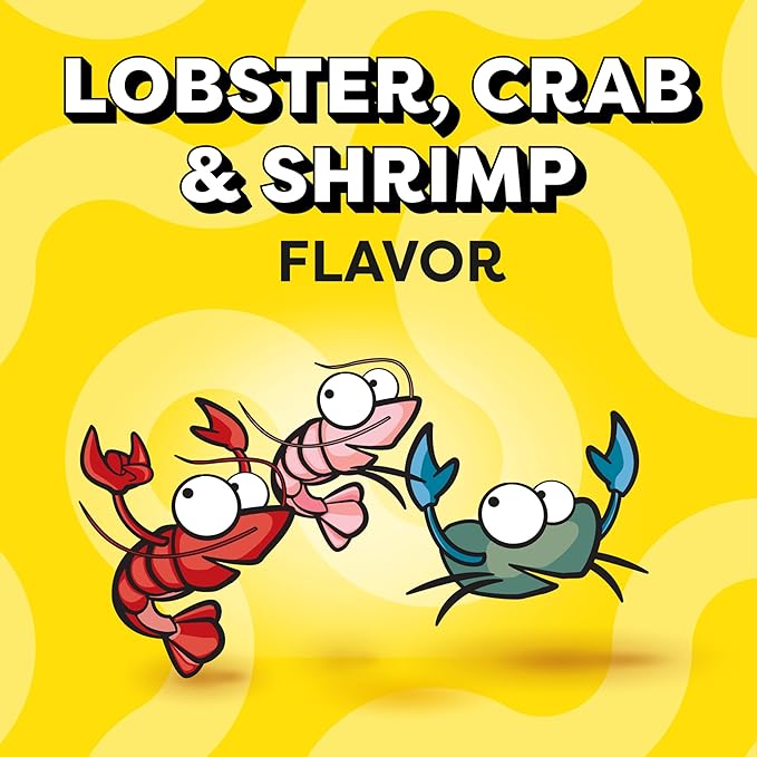 Temptations Cat Treat ShakeUps, Crunchy and Soft Cat Treats, Crustacean Celebration, 2.47 oz. Pouches (Pack of 12)