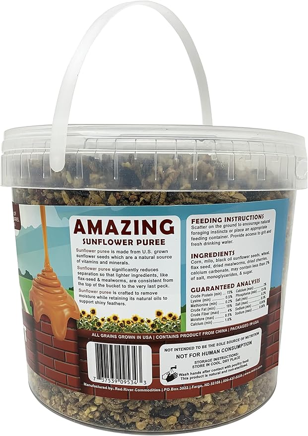 Pecking Order Dessert Bucket Mealworm Sprinkles - 5 LB