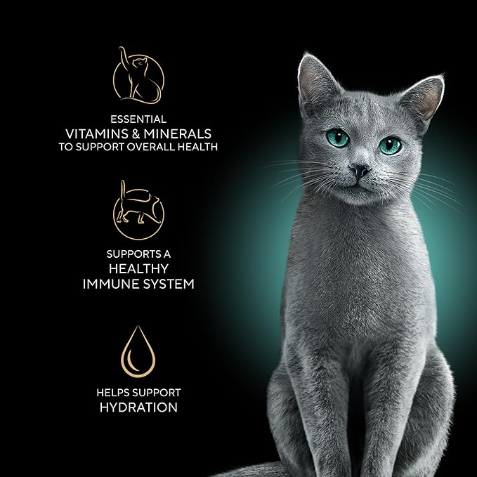 Sheba Perfect Portions Wet Cat Food Cuts in Gravy, Roasted Chicken Entree, Tender Turkey Entree, with Sustainable Salmon, and with Sustainable Tuna, 2.6 oz. Twin-Pack Trays (48 Count, 96 Servings)