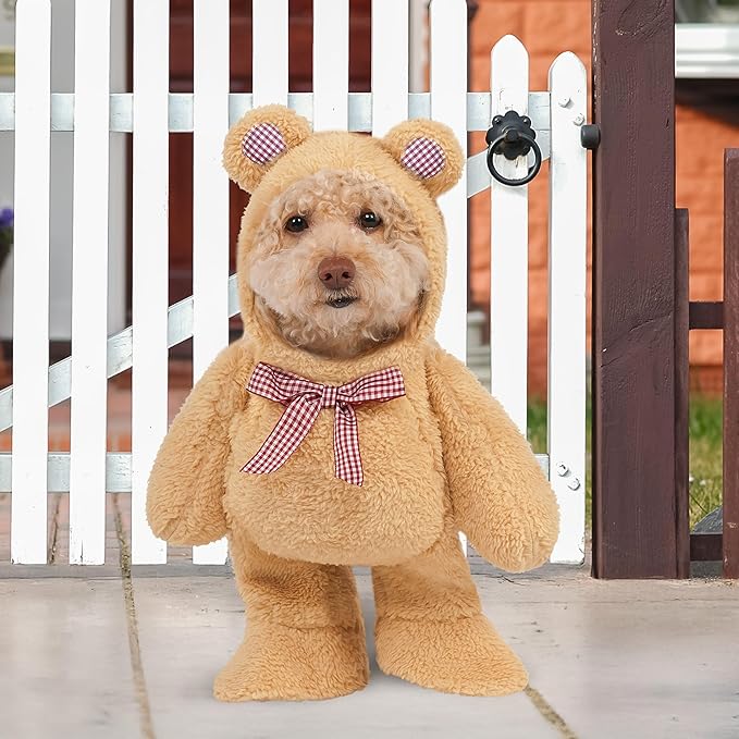 Rubies Walking Teddy Bear Pet Costume for Dogs or Cats, Medium