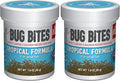 Fluval Bug Bites Tropical Fish Food | Small Granules | For Small-Medium Fish | 1.6 oz | Pack of 2