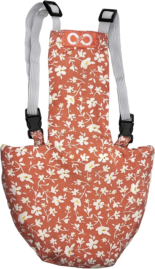Chicken Diapers Duck Diaper Bird Diapers Diaperalls for Hens, Roosters, Ducks, Ducklings, Birds, Pigeons - Reusable, Adjustable by Uni Infinity (Pink Floral, Chicken Large, 1, Count)