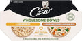 Cesar Wholesome Bowls Adult Wet Dog Food, Chicken Recipe and Chicken, Sweet Potatoes & Green Beans Recipe Variety Pack, Wet Food for Dogs, 3 Oz. Bowls, 6 Count