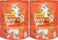 Friskies Purina Cat Treats,Party Mix Original Crunch - 20 oz. Pouch,(Pack of 2)