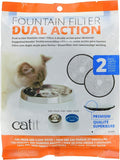 Catit Fresh & Clear Dual Action Cat Water Fountain Replacement Filters, 2-Pack