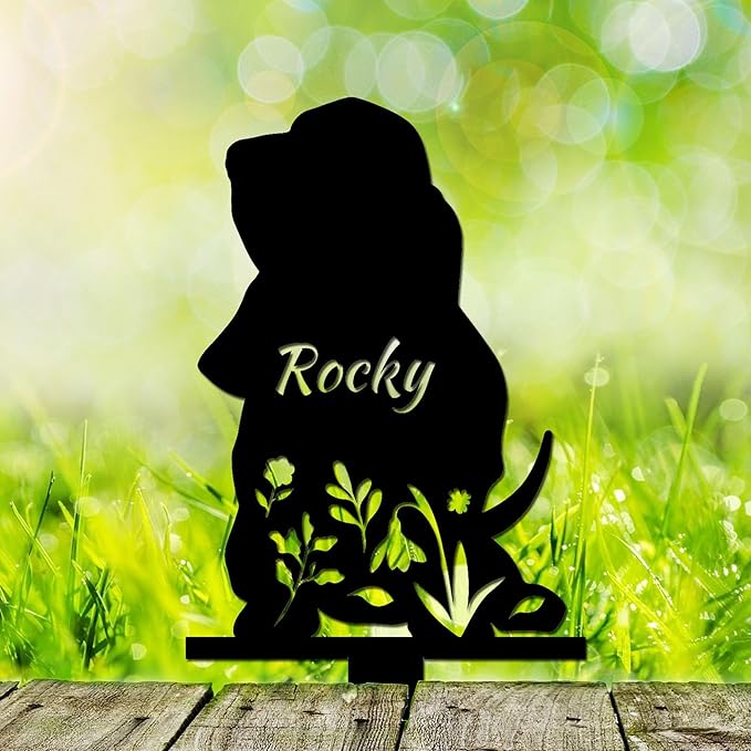 Personalized Dog Memorial Stake, Dog Grave Marker, in Memorial of Dog, Dog Loss Gift, Dog Name Sign Pet Sympathy Gift